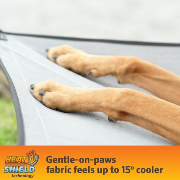 Dog Bed Coolaroo On The Go Cooling KING Elevated, Steel Grey, BRAND-NEW - Picture 5 of 8